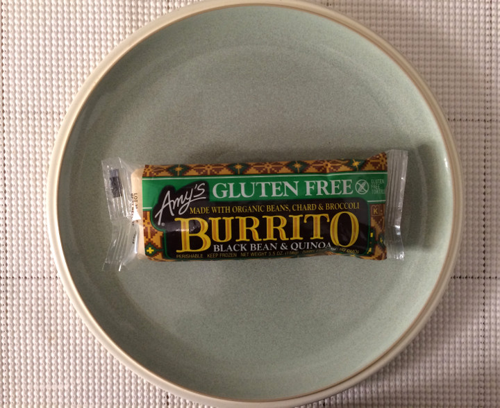 Amy's Burrito Review Gluten Free Black Bean & Quinoa Freezer Meal Frenzy
