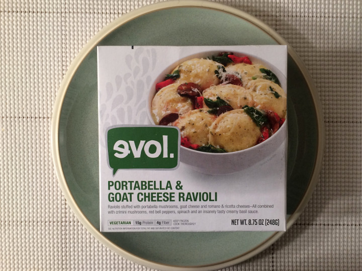 Evol Portabella and Goat Cheese Ravioli