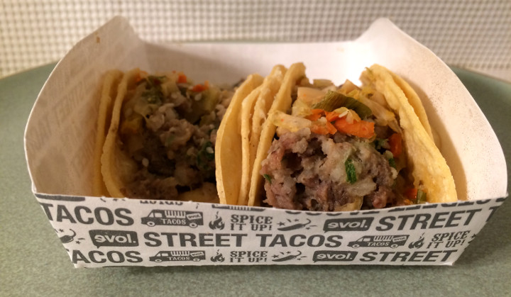 Evol Korean Style Beef & Kimchi Street Tacos