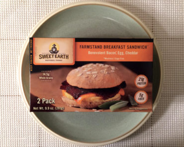 Sweet Earth Benevolent Bacon, Egg, Cheddar Farmstand Breakfast Sandwich Review