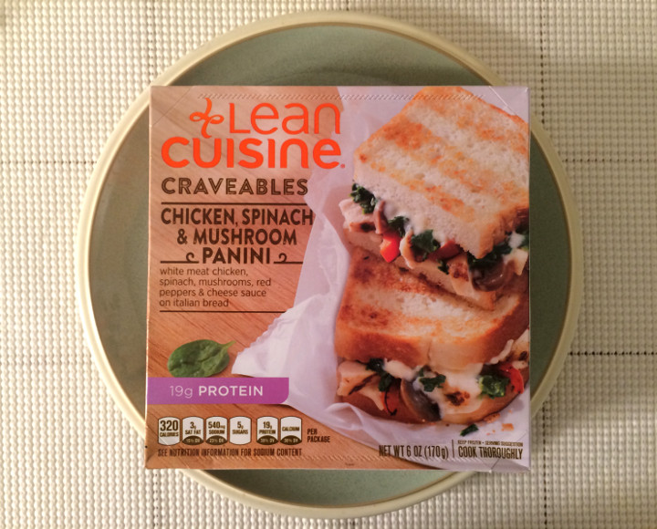 Lean Cuisine Craveables Chicken, Spinach & Mushroom Panini