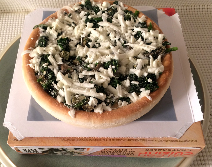 Lean Cuisine Craveables Deep Dish Spinach & Mushroom Pizza