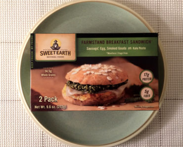 Sweet Earth Sausage, Egg, Smoked Gouda and Kale Pesto Farmstand Breakfast Sandwich Review