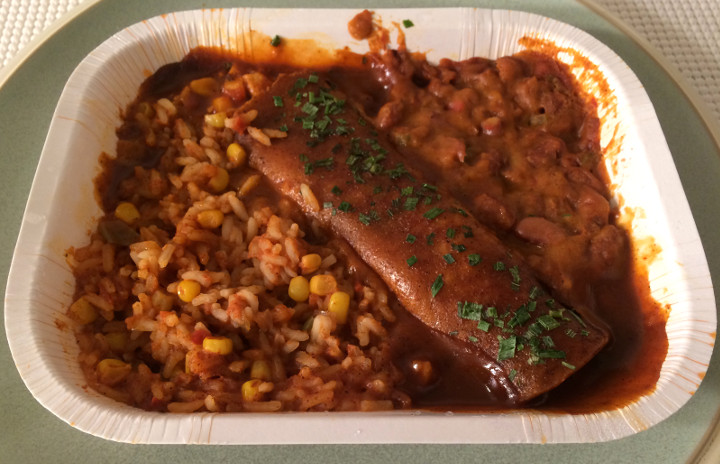 Amy's Enchilada with Spanish Rice & Beans