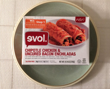 Evol Chipotle Chicken & Uncured Bacon Enchiladas Review
