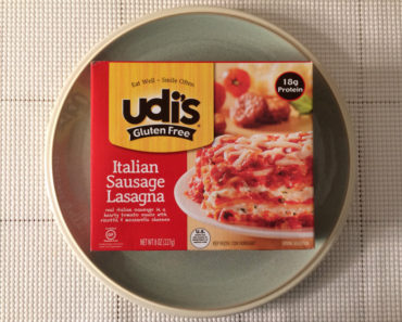 Udi’s Italian Sausage Lasagna Review
