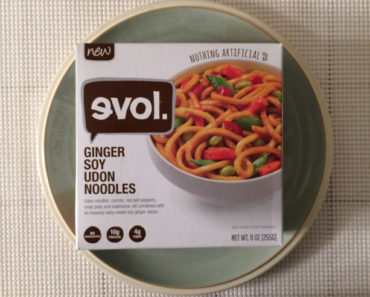 Evol Ginger Soy Udon Noodles Review