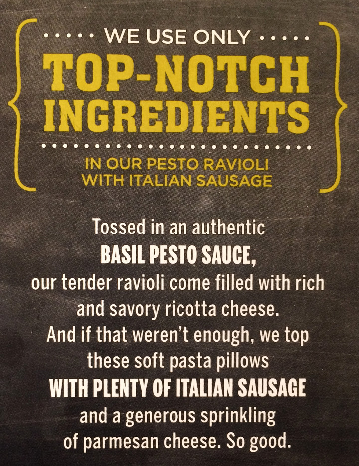 Devour Pesto Ravioli with Spicy Italian Sausage