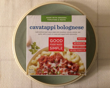Good Food Made Simple Cavatappi Bolognese Review