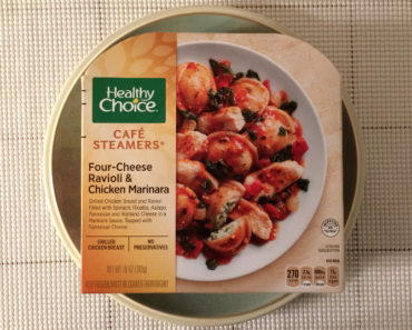 Healthy Choice Four-Cheese Ravioli & Chicken Marinara Review