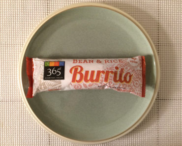 365 Everyday Value Bean & Rice Burrito Review