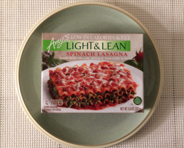 Amy’s Light & Lean Spinach Lasagna Review