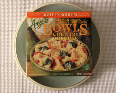 Amy’s Light in Sodium Country Cheddar Bowl Review