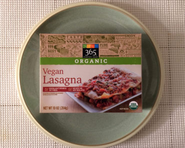 365 Everyday Value Vegan Lasagna Review