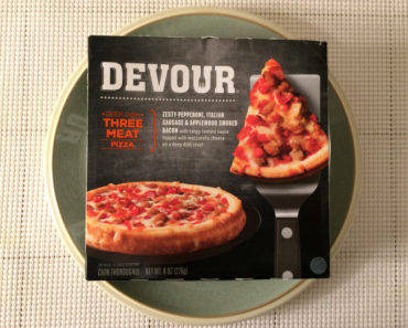 Devour Deep Dish Three Meat Pizza Review