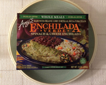Amy’s Spinach & Cheese Enchilada Verde Whole Meal Review