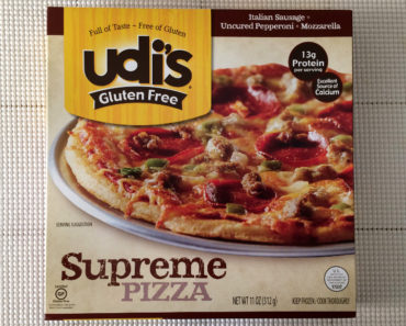 Udi’s Gluten Free Supreme Pizza Review