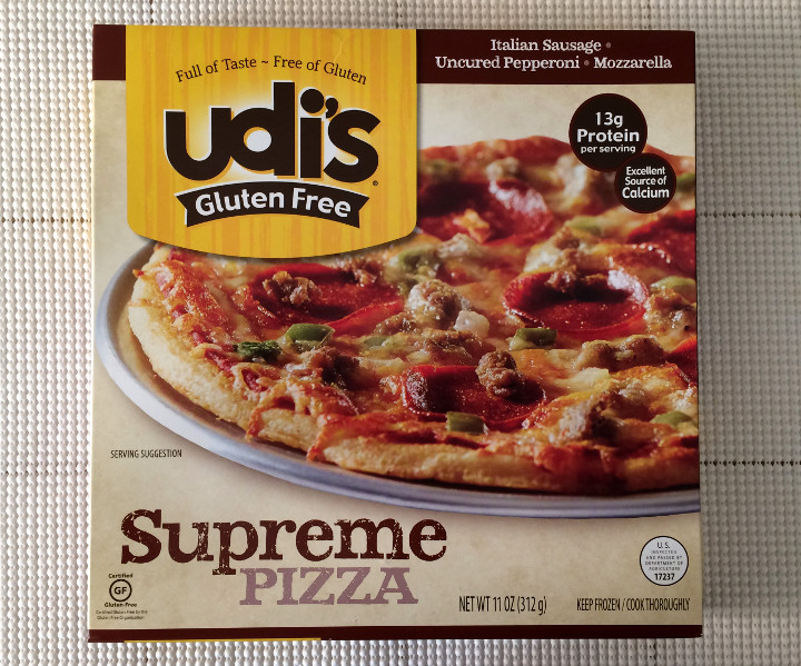Udi's Gluten Free Supreme Pizza