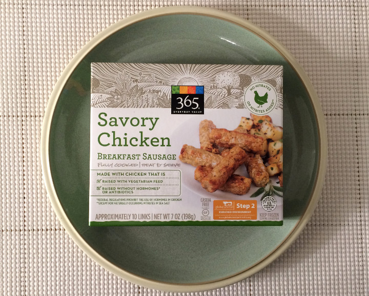 365 Everyday Value Savory Chicken Breakfast Sausage