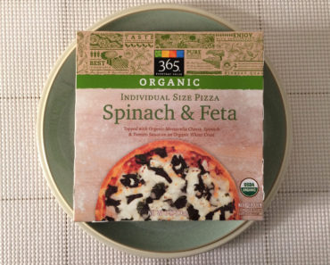 365 Everyday Value Individual Size Spinach & Feta Pizza Review