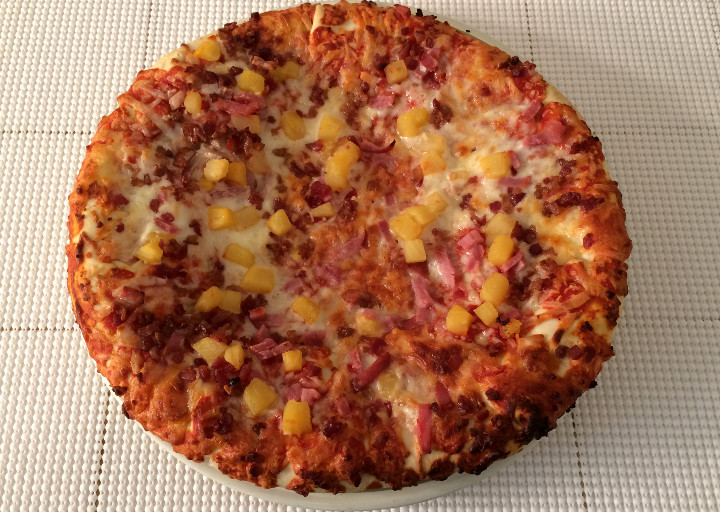 DiGiorno Aloha Bacon Pizza with Bacon and Cheese Stuffed Crust