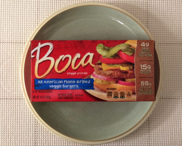 Boca All American Flame Grilled Veggie Burgers Review