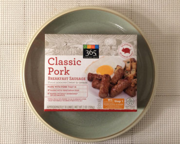 365 Everyday Value Classic Pork Breakfast Sausage Review