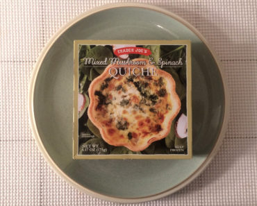 Trader Joe’s Mixed Mushroom & Spinach Quiche Review