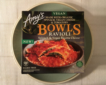 Amy’s Ravioli with Spinach & Vegan Ricotta Cheeze Review