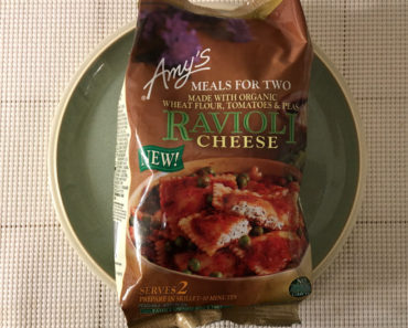 Amy’s Meals for Two – Cheese Ravioli Review