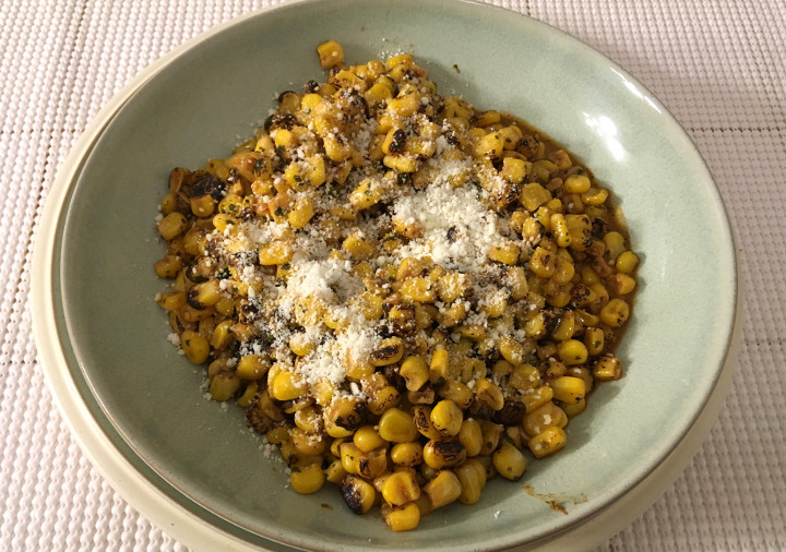Trader Joe's Mexican Style Roasted Corn with Cotija Cheese