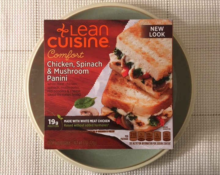 Lean Cuisine Comfort Chicken, Spinach & Mushroom Panini