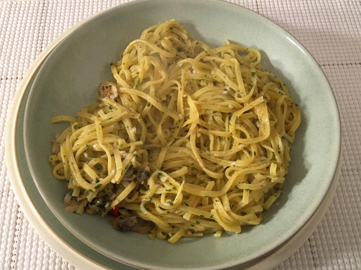 Trader Joe's Linguine with Clam Sauce