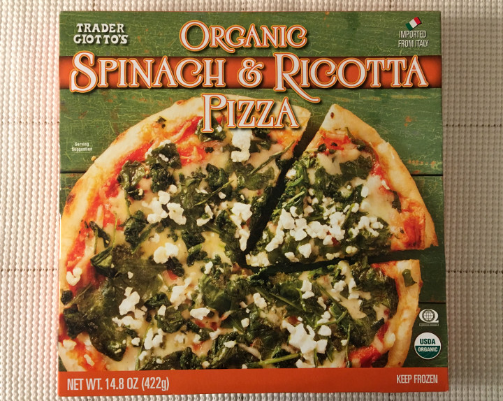 Trader Joe's Organic Spinach & Ricotta Pizza