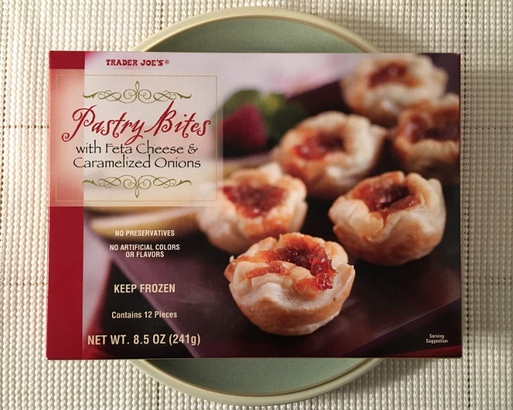 Trader Joe's Pastry Bites with Feta Cheese & Caramelized Onions