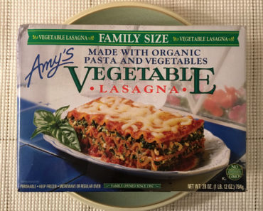 Amy’s Family Size Vegetable Lasagna Review