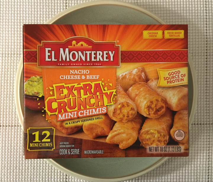 El Monterey Nacho Cheese & Beef Mini Extra Crunchy Chimis