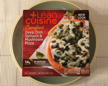 Lean Cuisine Comfort Deep Dish Spinach & Mushroom Pizza Review