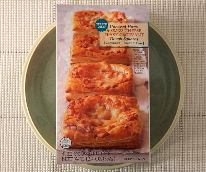 Trader Joe's Uncured Ham & Swiss Cheese Flaky Croissant Dough Squares