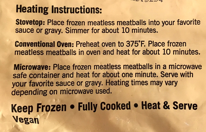 Trader Joe's Meatless Meatballs