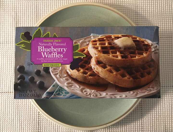 Trader Joe's Naturally Flavored Blueberry Waffles