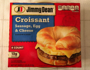 Jimmy Dean Sausage, Egg & Cheese Croissant Sandwiches Review – Freezer ...
