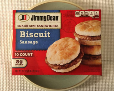 Jimmy Dean Sausage Biscuit Snack Size Sandwiches Review