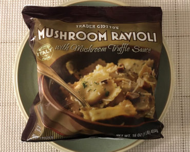 Trader Joe’s Mushroom Ravioli with Mushroom Truffle Sauce Review