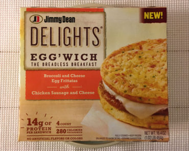 Jimmy Dean Broccoli and Cheese Egg Frittatas with Chicken Sausage and Cheese Egg’Wich Review