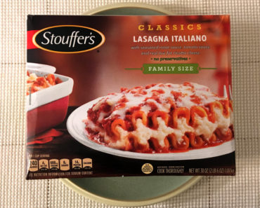 Stouffer’s Family Size Lasagna Italiano Review