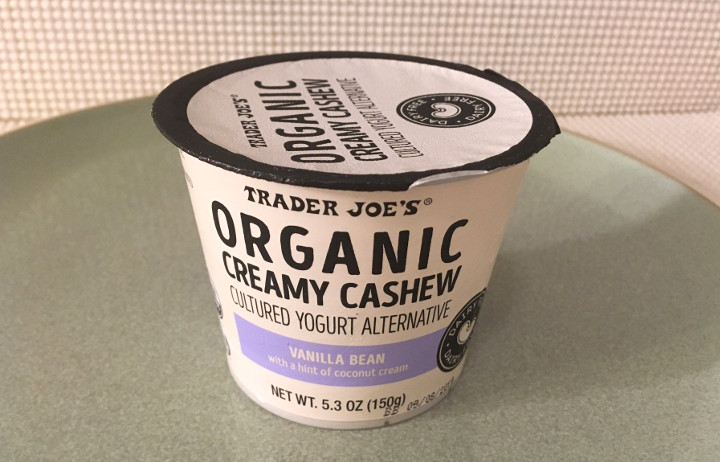 Trader Joe's Vanilla Bean Creamy Cashew Cultured Yogurt Alternative