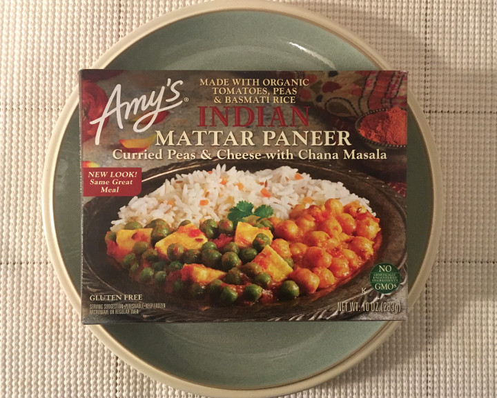 Amy's Indian Mattar Paneer Curried Peas & Cheese with Chana Masala