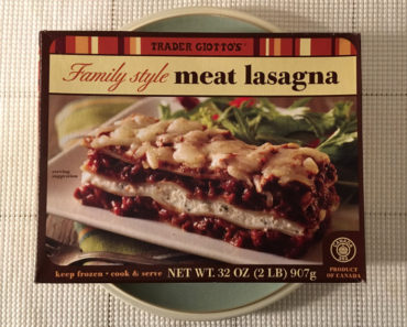 Trader Joe’s Family Style Meat Lasagna Review