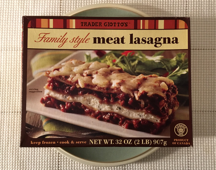Trader Joe's Family Style Meat Lasagna